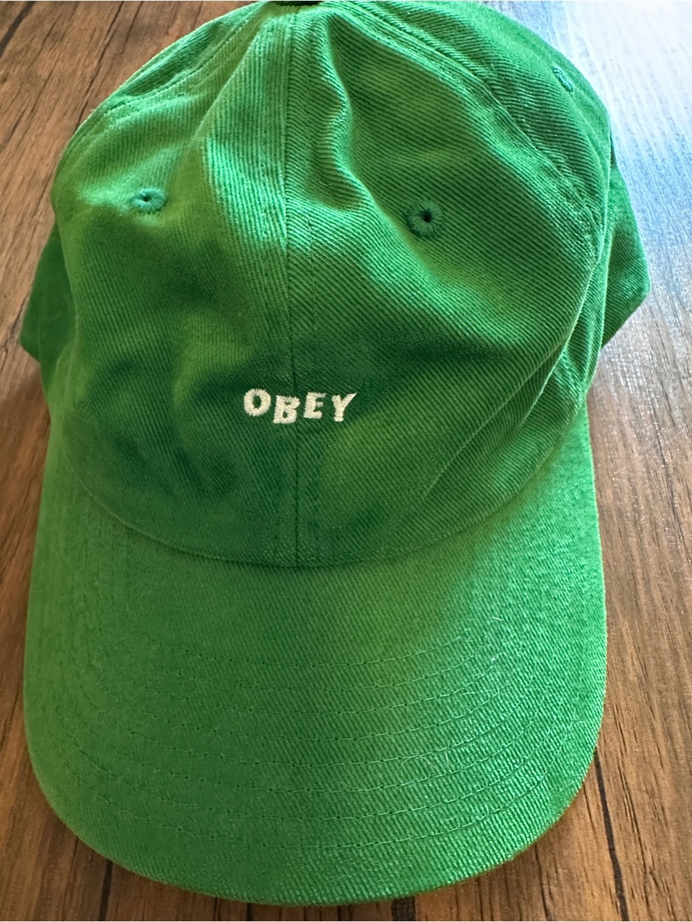 ONey bright green cap